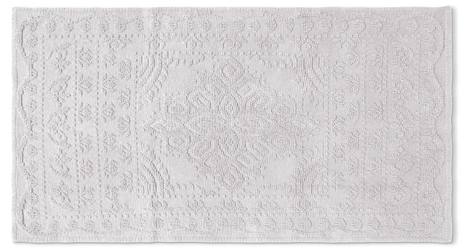 Tapete de banheiro - Bella (cinza claro)