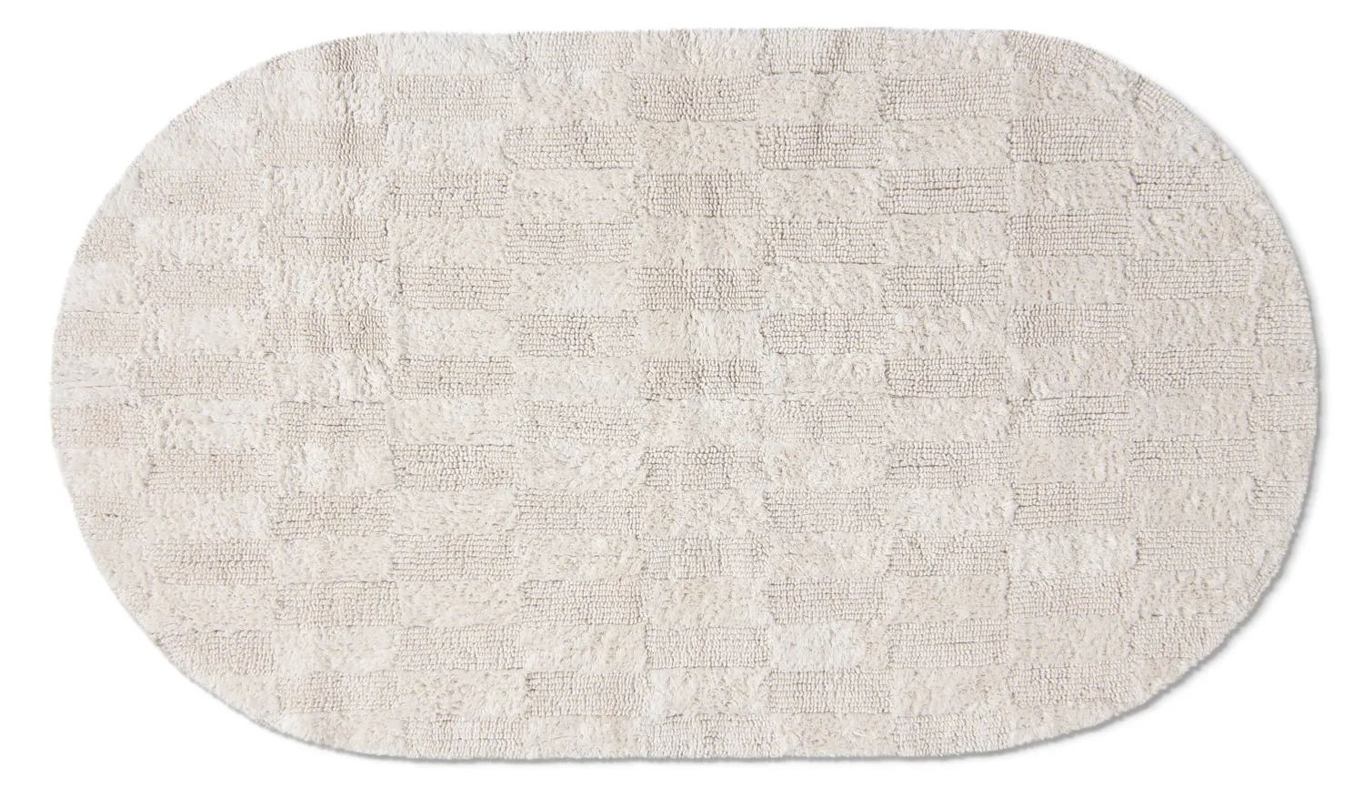 Tapete de banheiro oval - Bevin (offwhite)