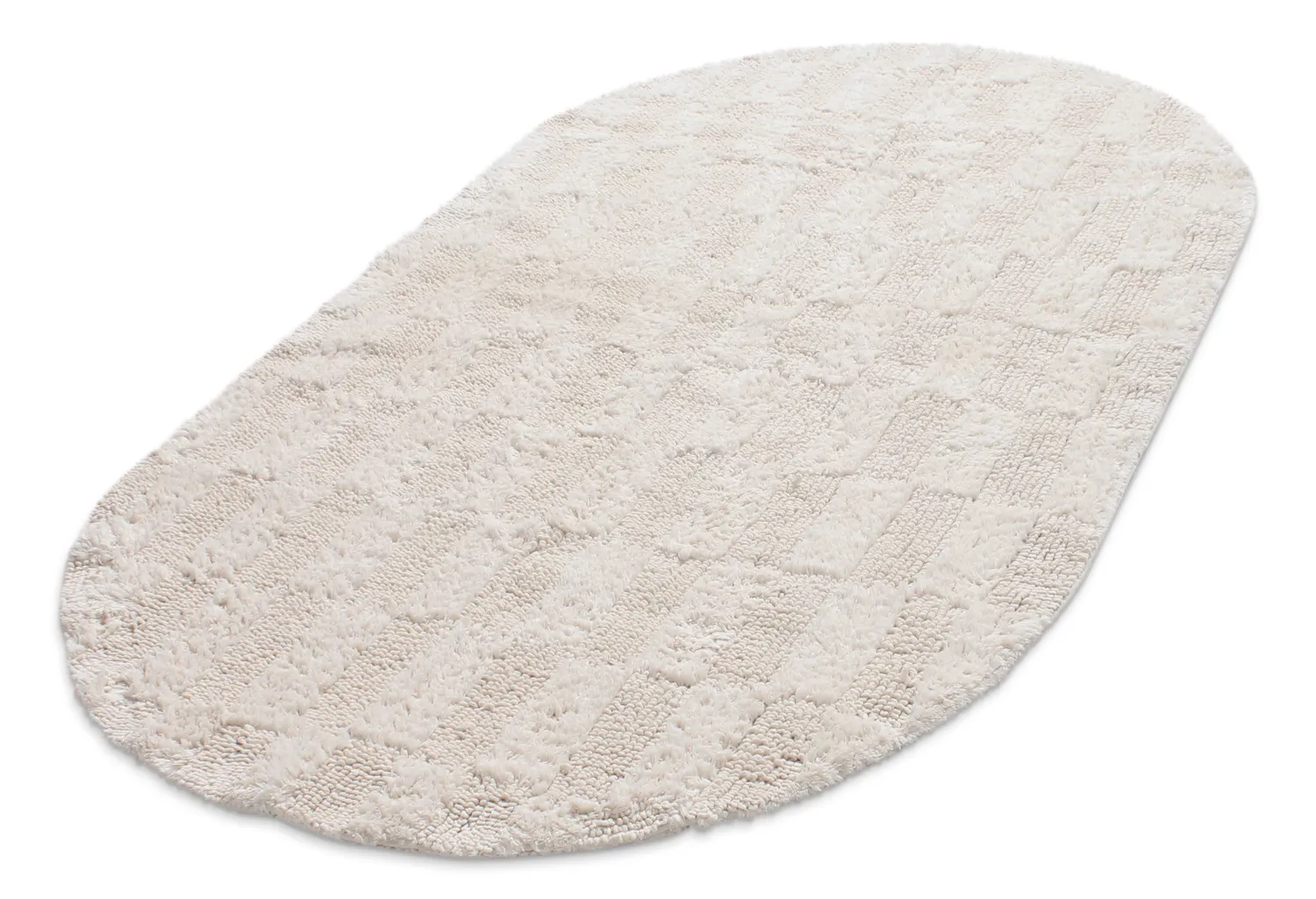 Tapete de banheiro oval - Bevin (offwhite)