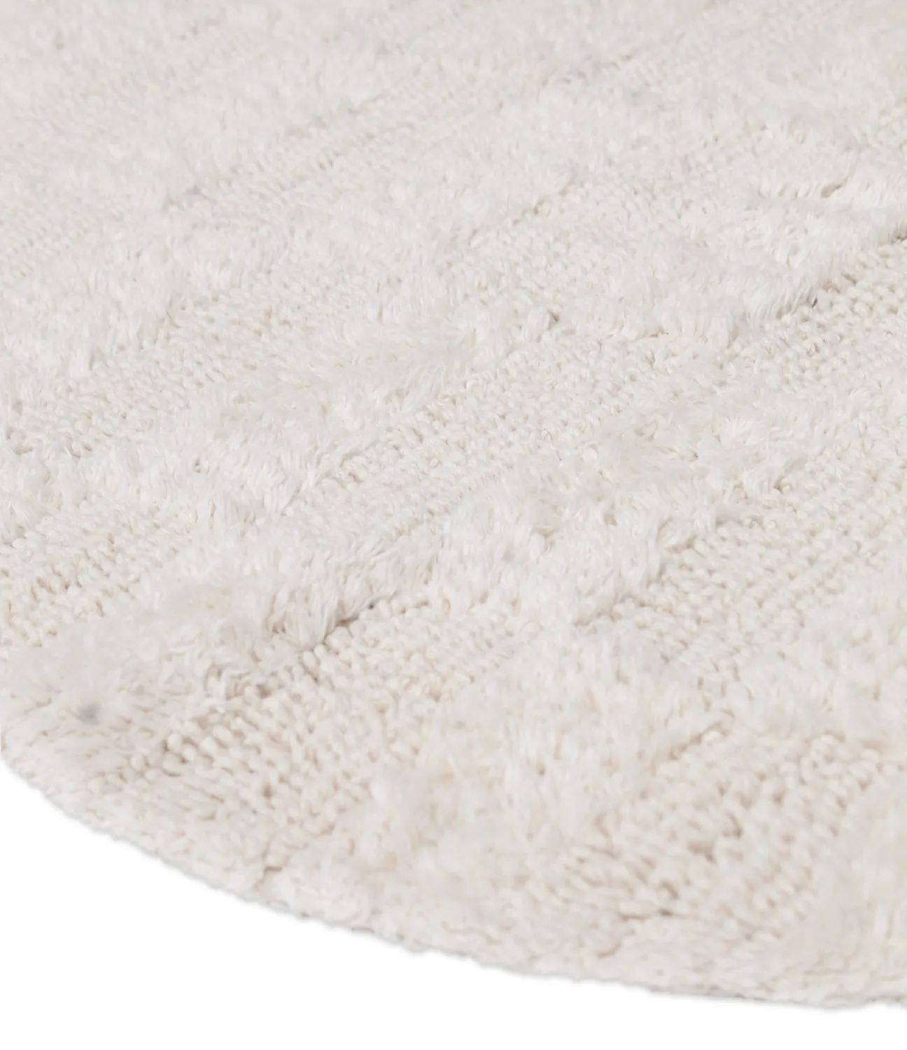 Tapete de banheiro redondo - Bevin (offwhite)