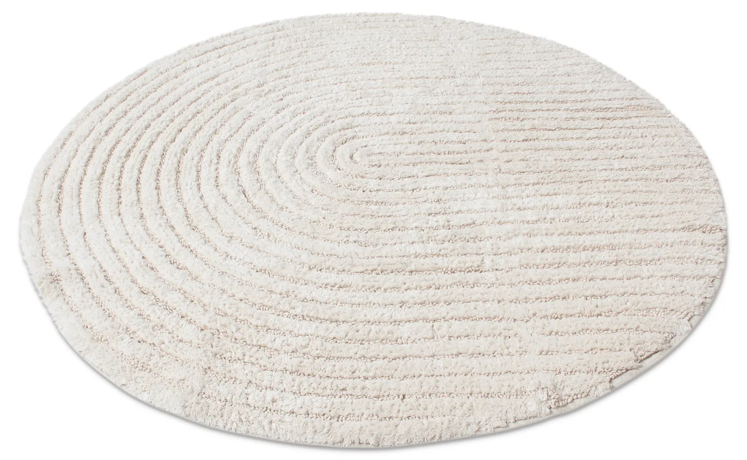 Tapete de banheiro redondo - Evena (offwhite)