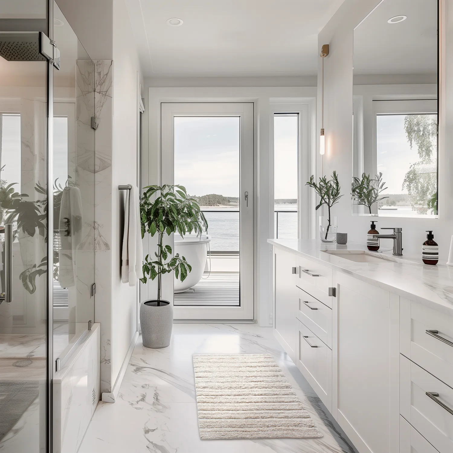 Tapete de banheiro - Franny (offwhite)