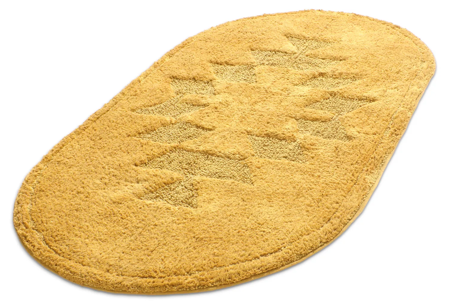 Tapete de banheiro oval - Gertie (amarelo)