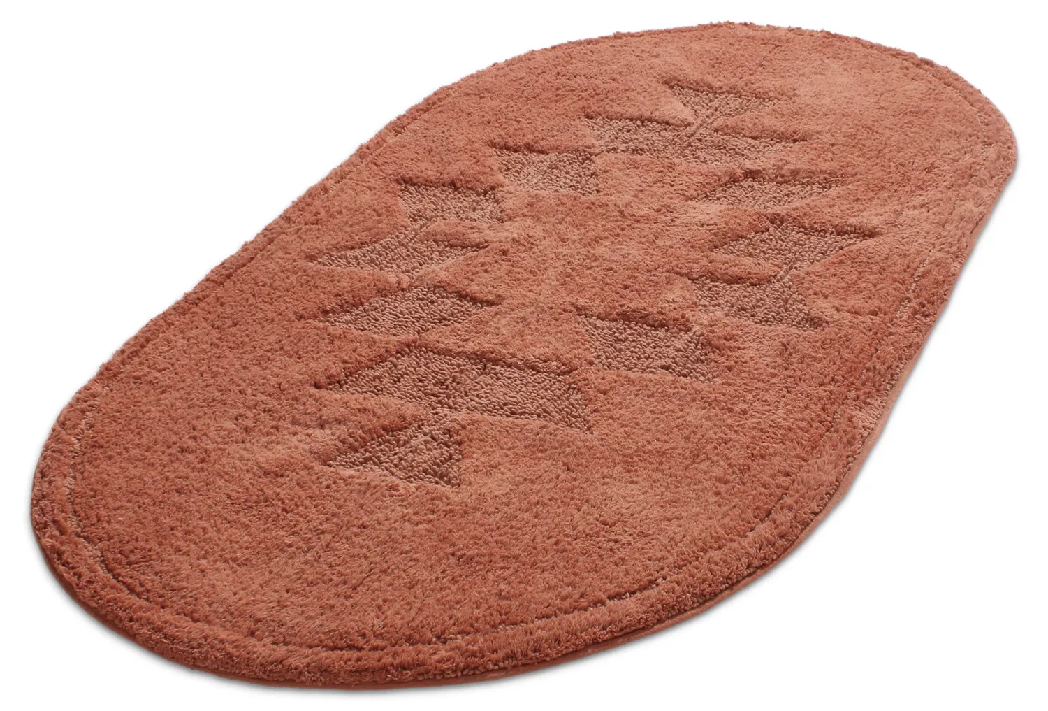 Tapete de banheiro oval - Gertie (terracota)