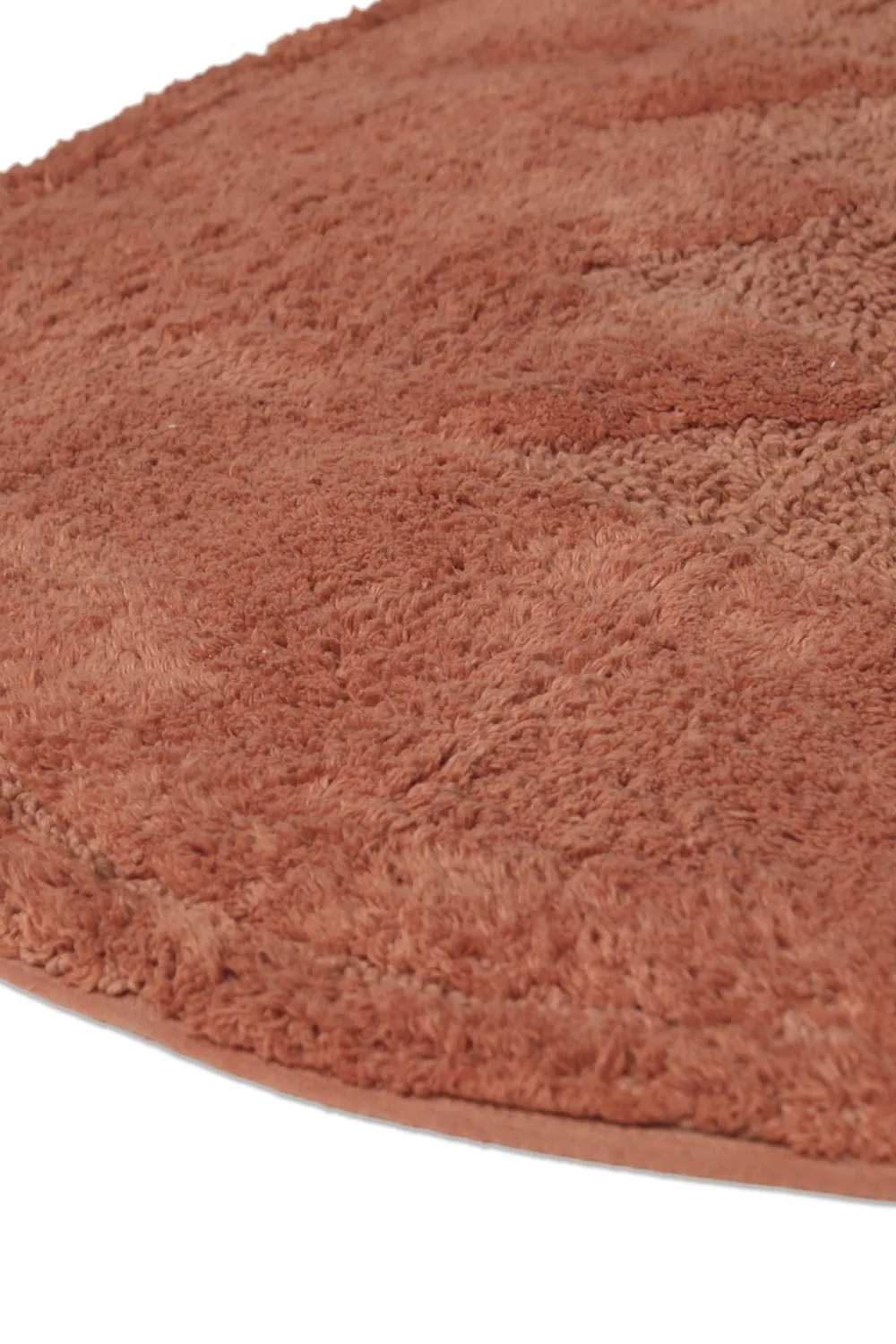 Tapete de banheiro oval - Gertie (terracota)
