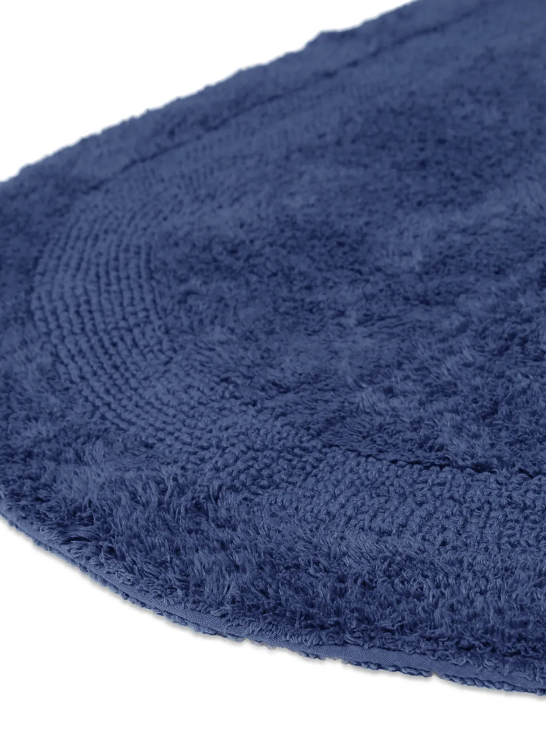 Tapete de banheiro oval - Nila (azul)