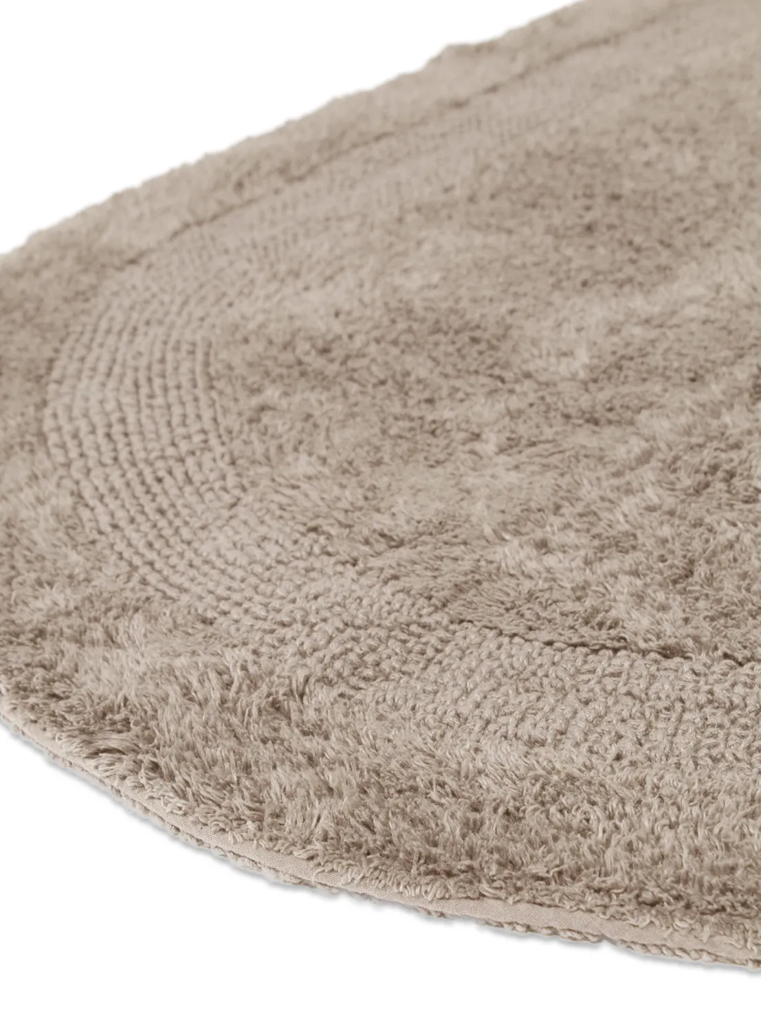 Tapete de banheiro oval - Nila (bege)