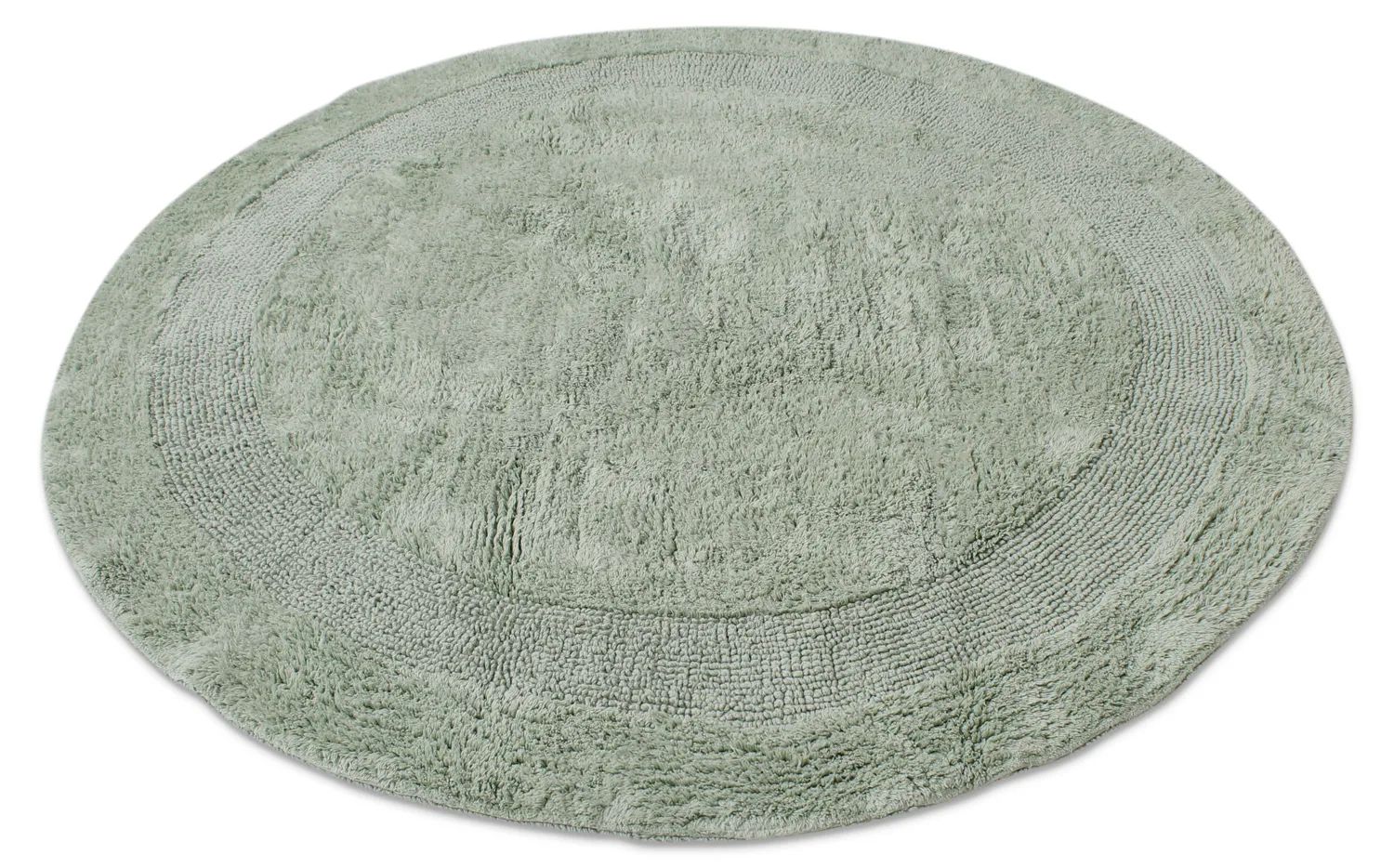 Tapete de banheiro redondo - Nila (verde claro)