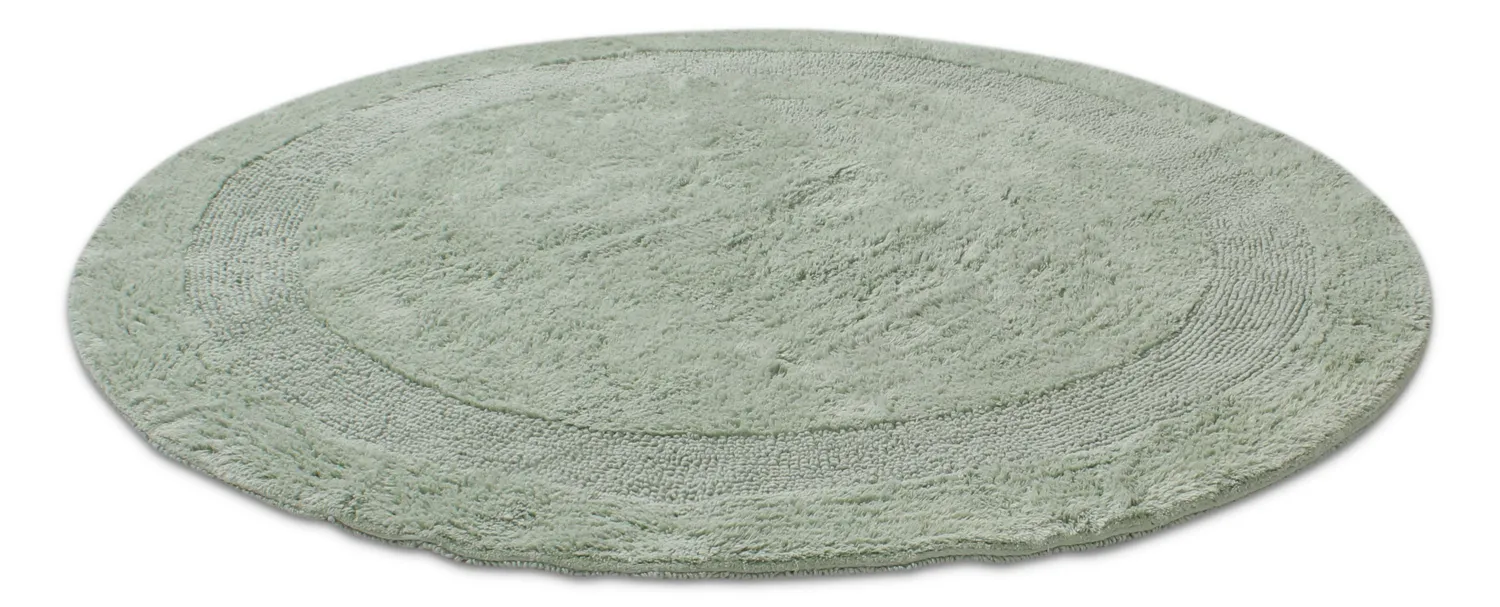 Tapete de banheiro redondo - Nila (verde claro)
