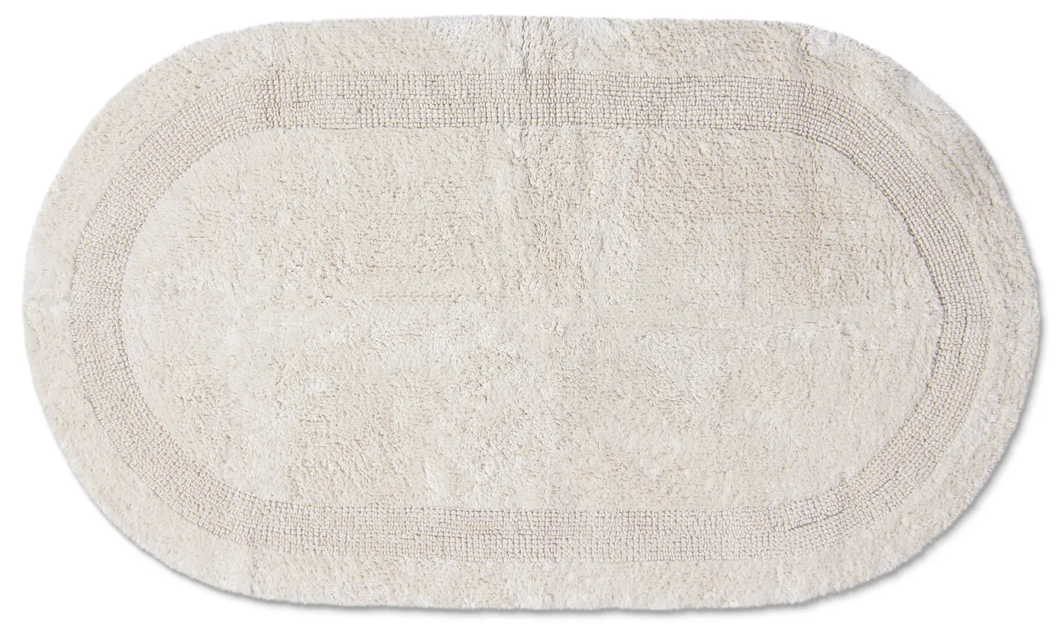 Tapete de banheiro oval - Nila (offwhite)