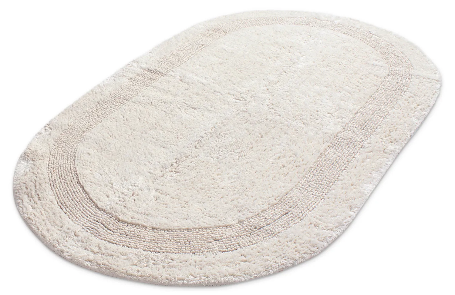 Tapete de banheiro oval - Nila (offwhite)