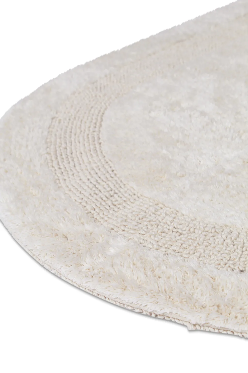 Tapete de banheiro oval - Nila (offwhite)