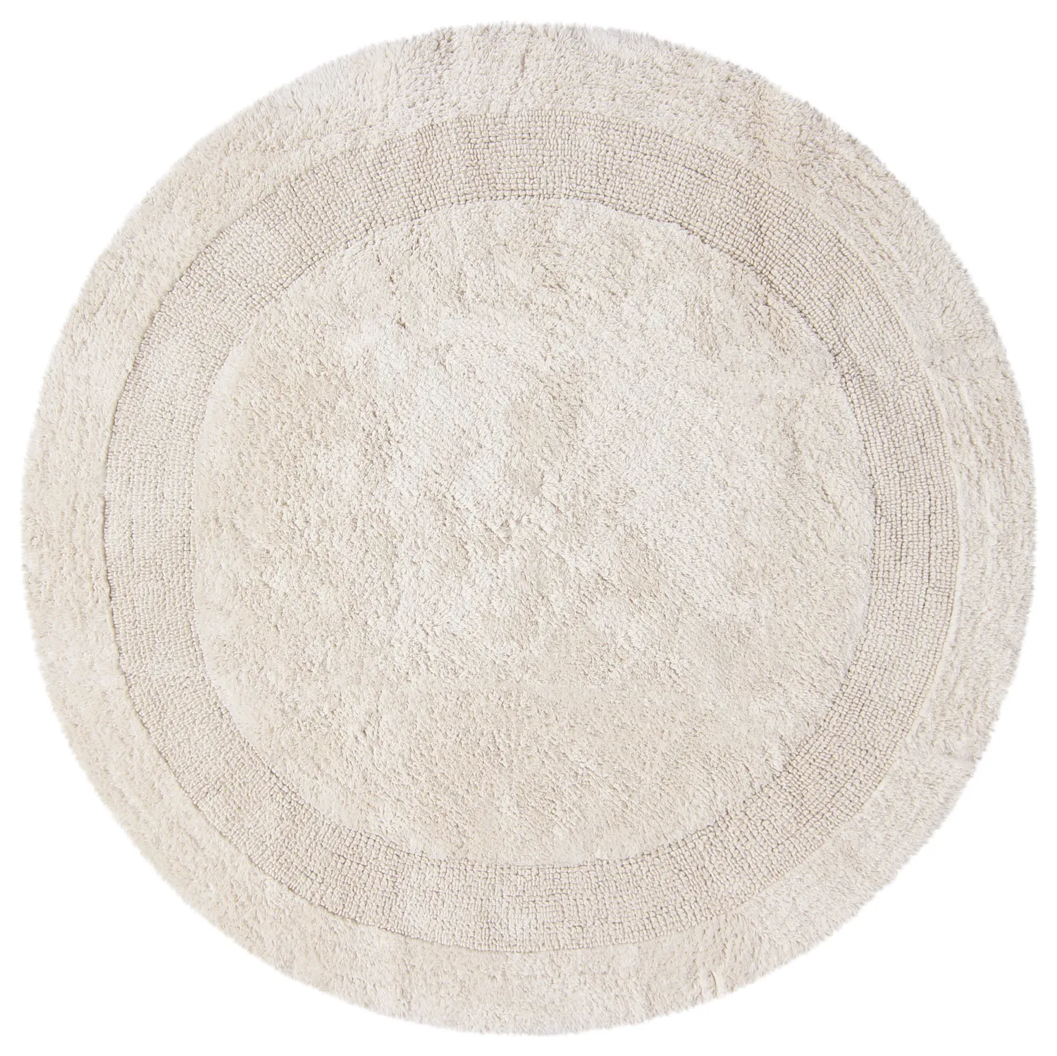 Tapete de banheiro redondo - Nila (offwhite)