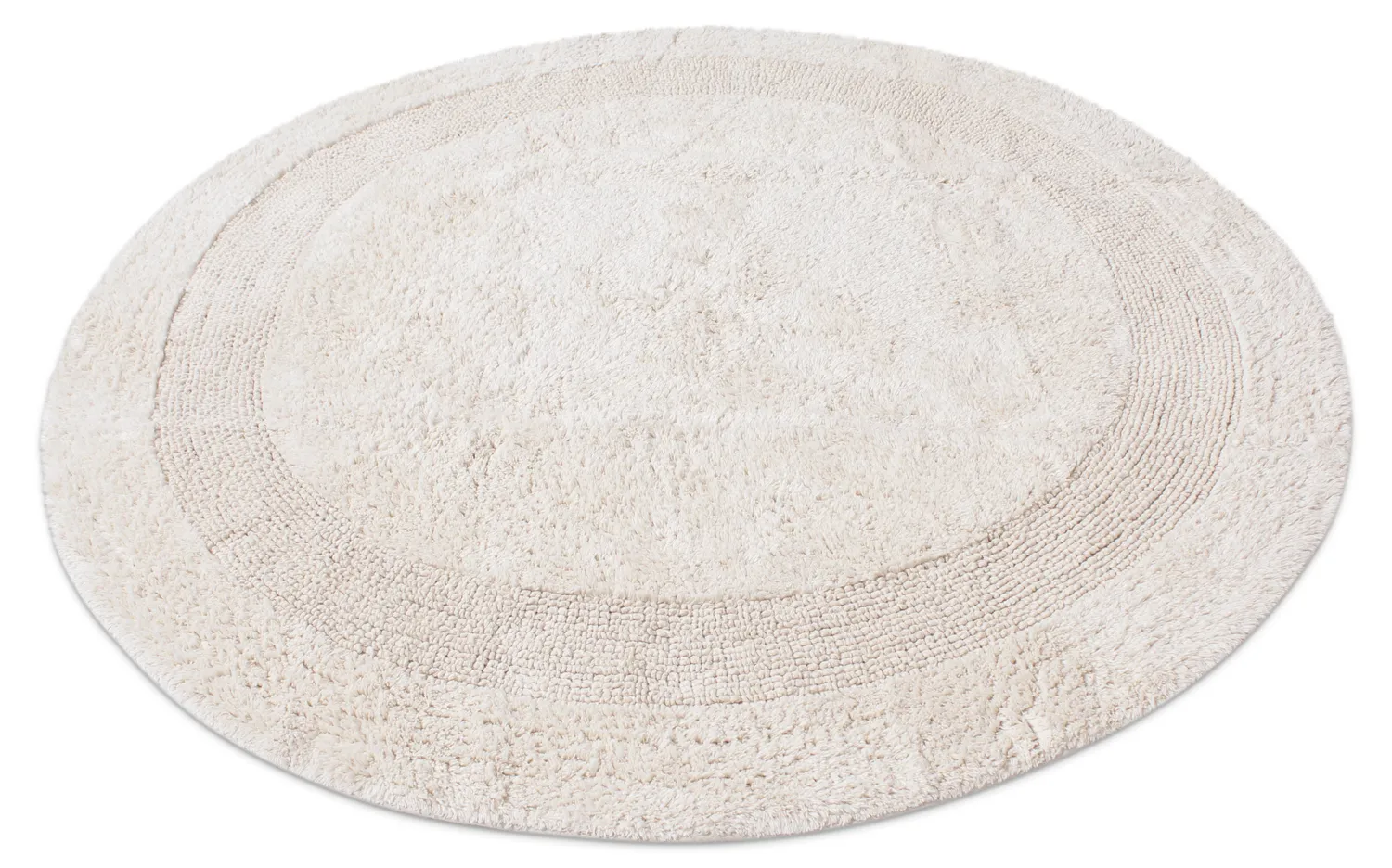 Tapete de banheiro redondo - Nila (offwhite)