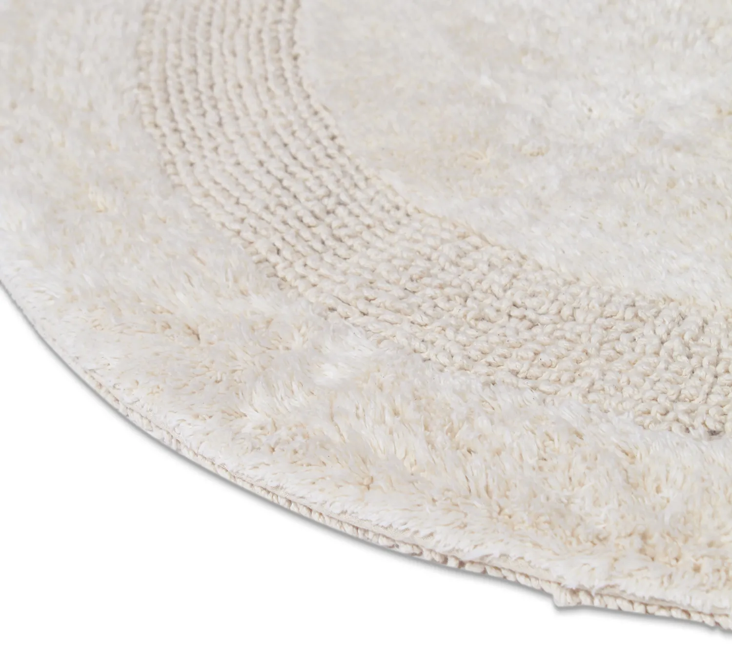 Tapete de banheiro redondo - Nila (offwhite)