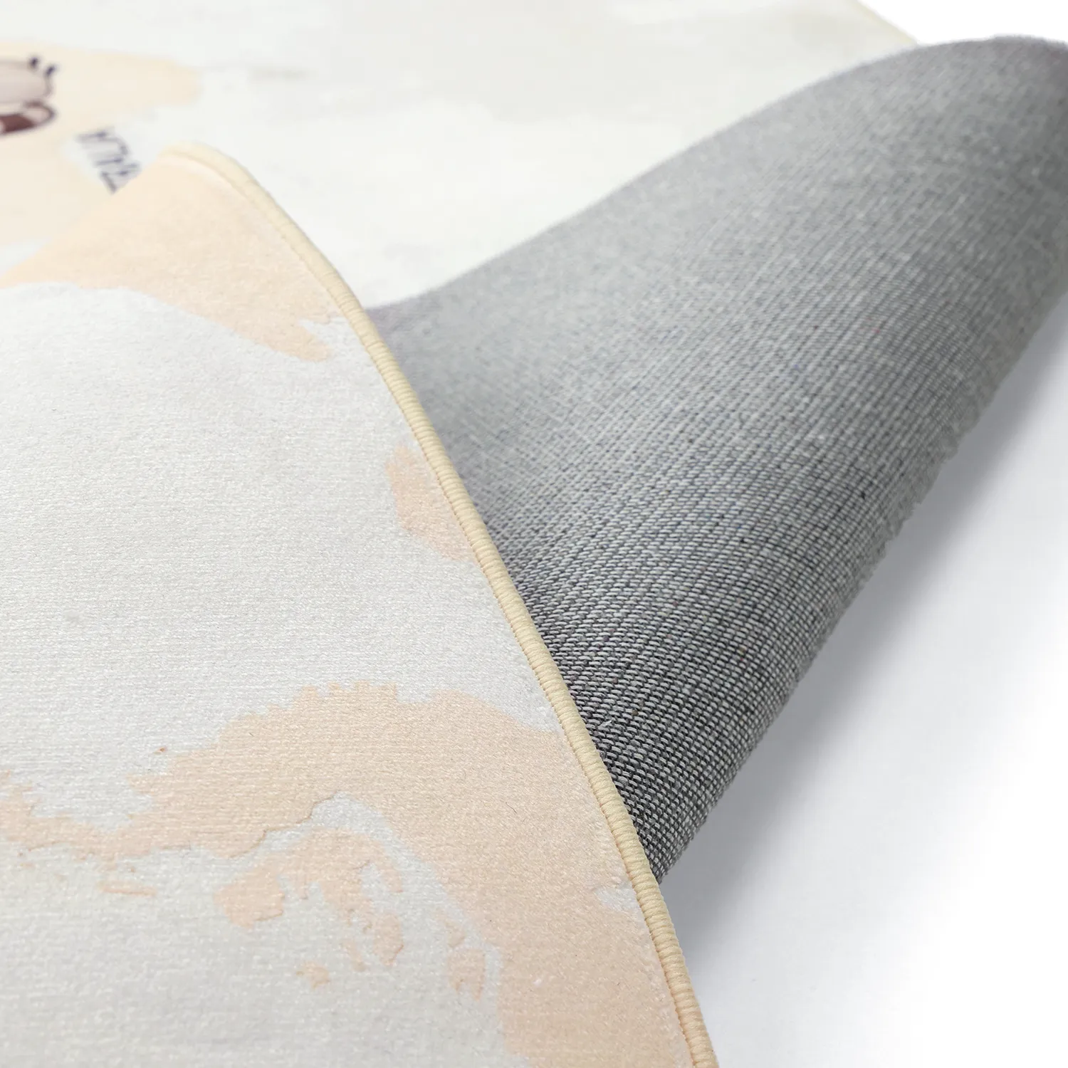 Tapete infantil - Animal Map (bege)