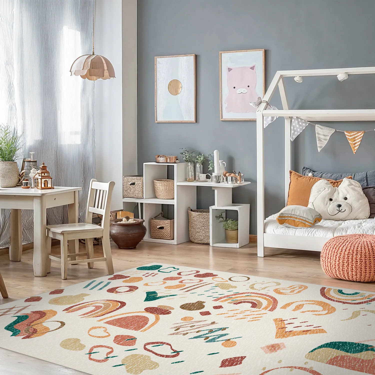 Tapete infantil - Ariel (rosa)