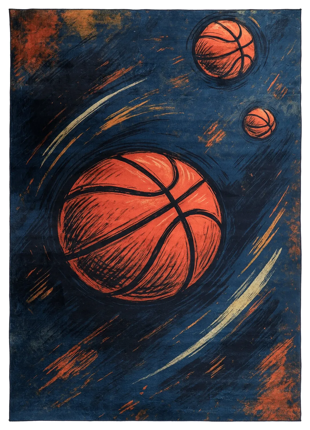 Tapete Infantil - Basketball (azul)