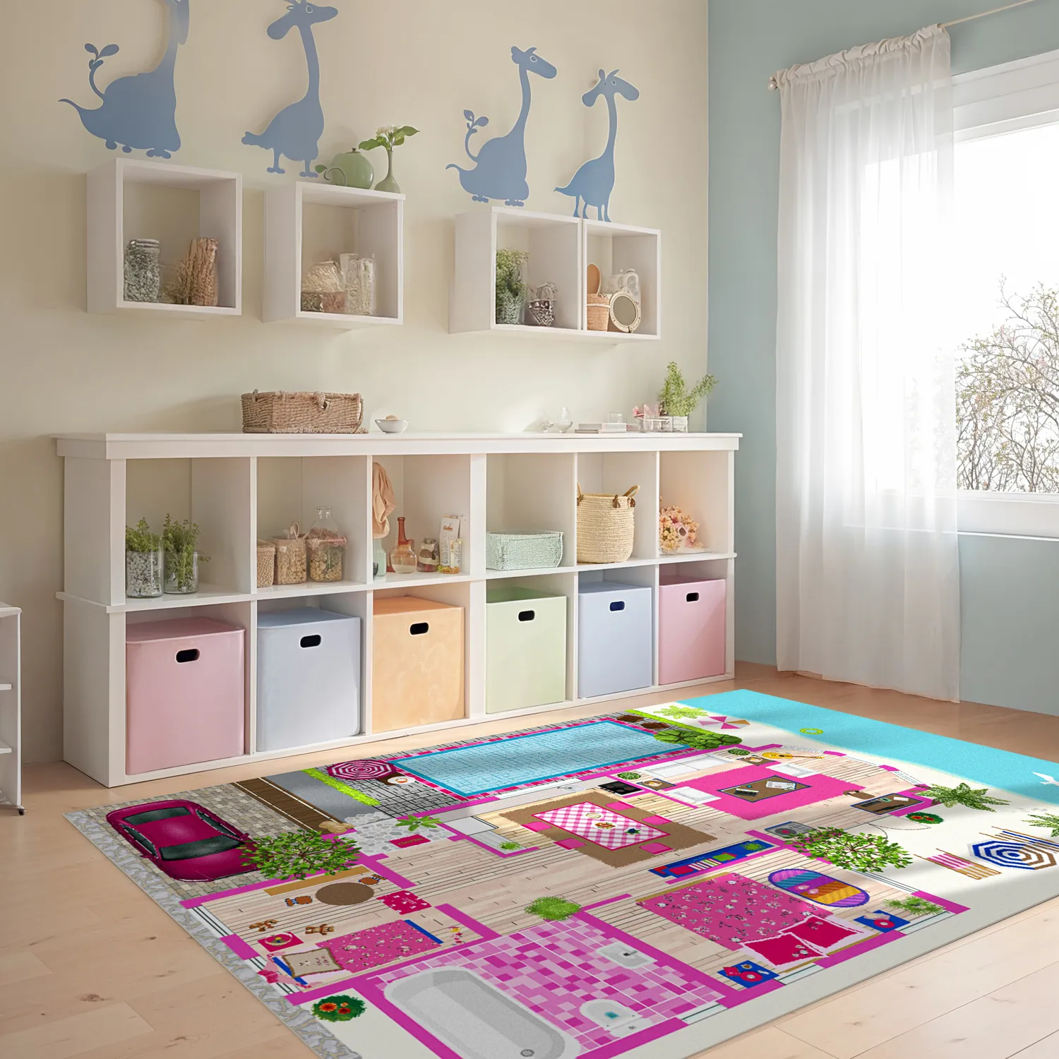 Tapete infantil - Beach world