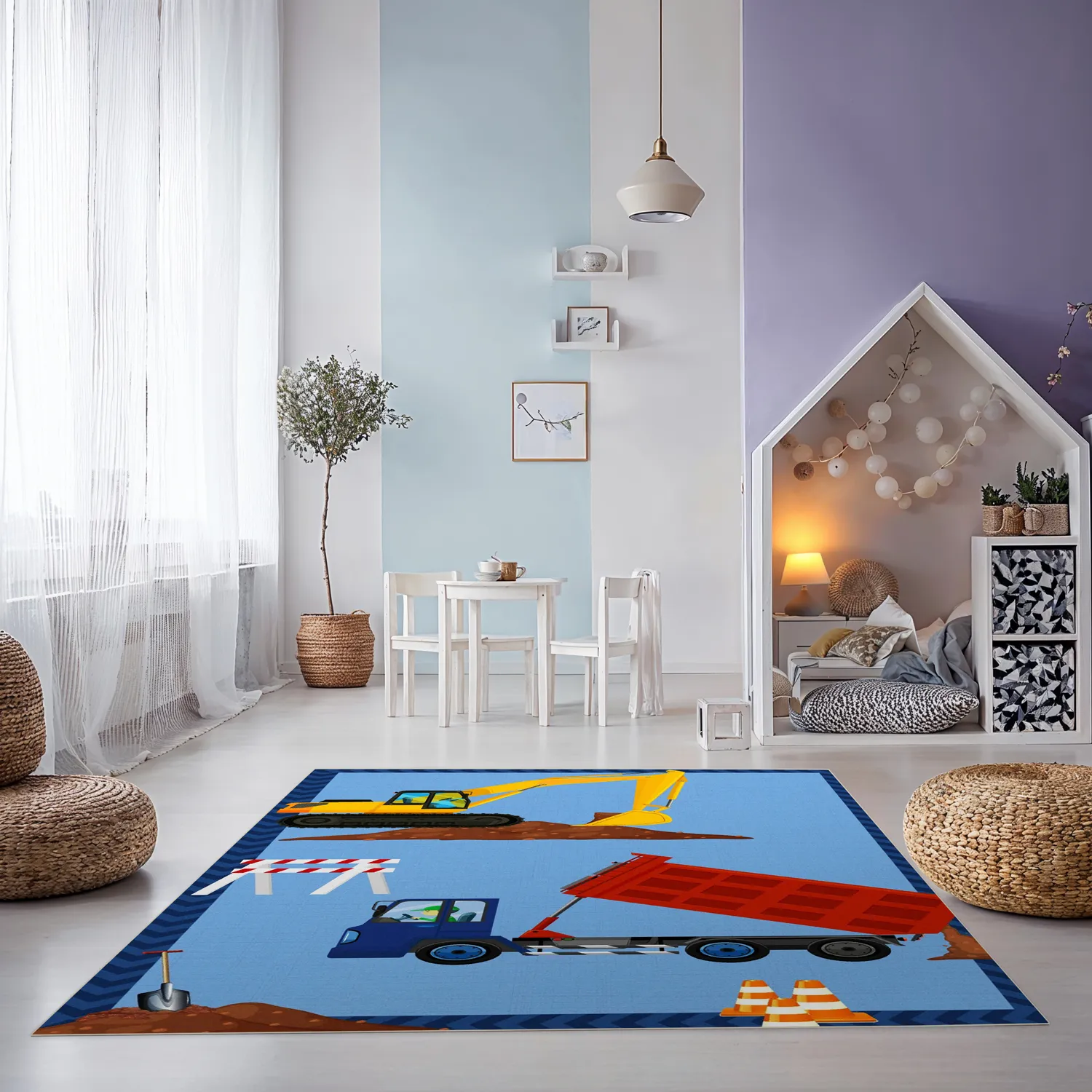 Tapete infantil - Building Site