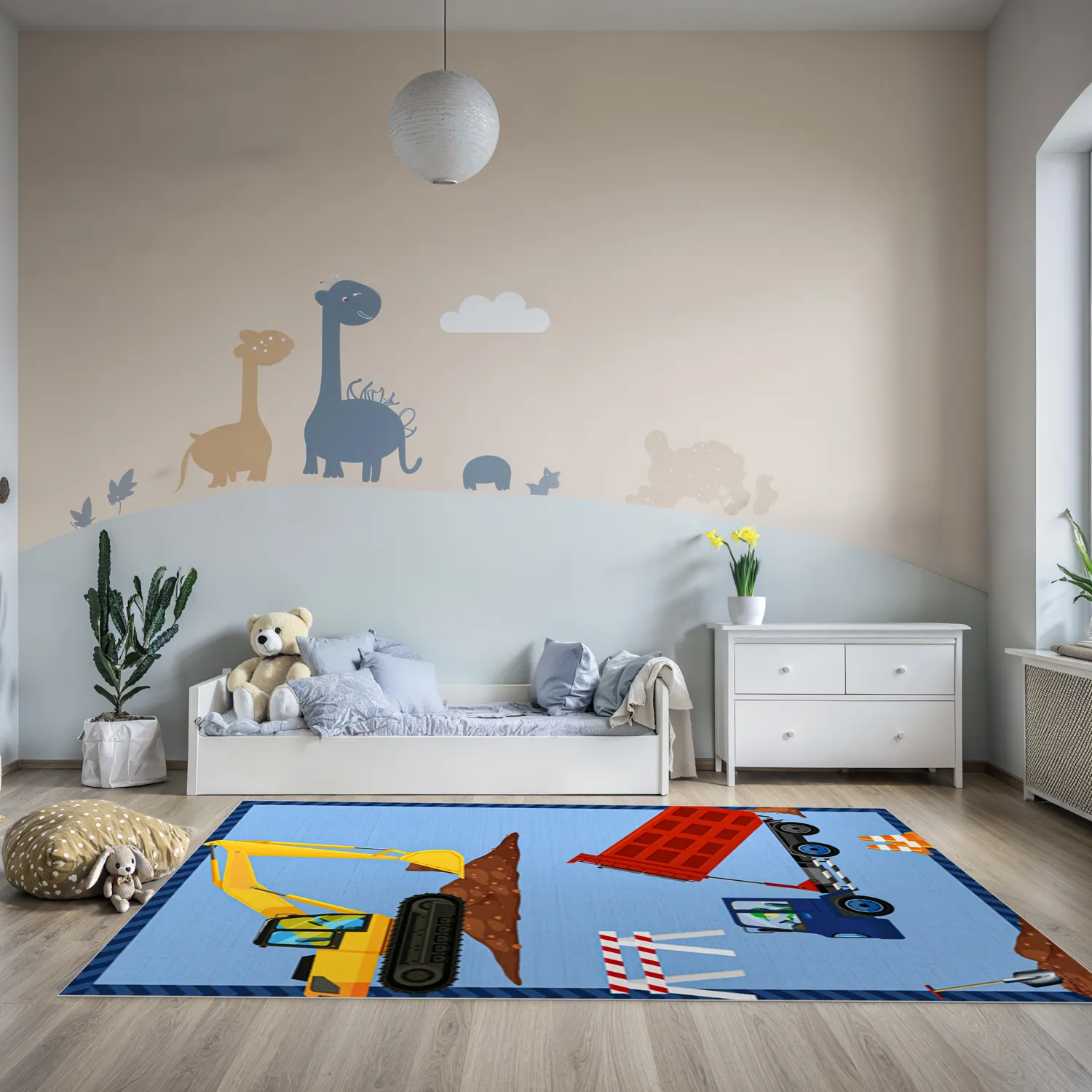 Tapete infantil - Building Site