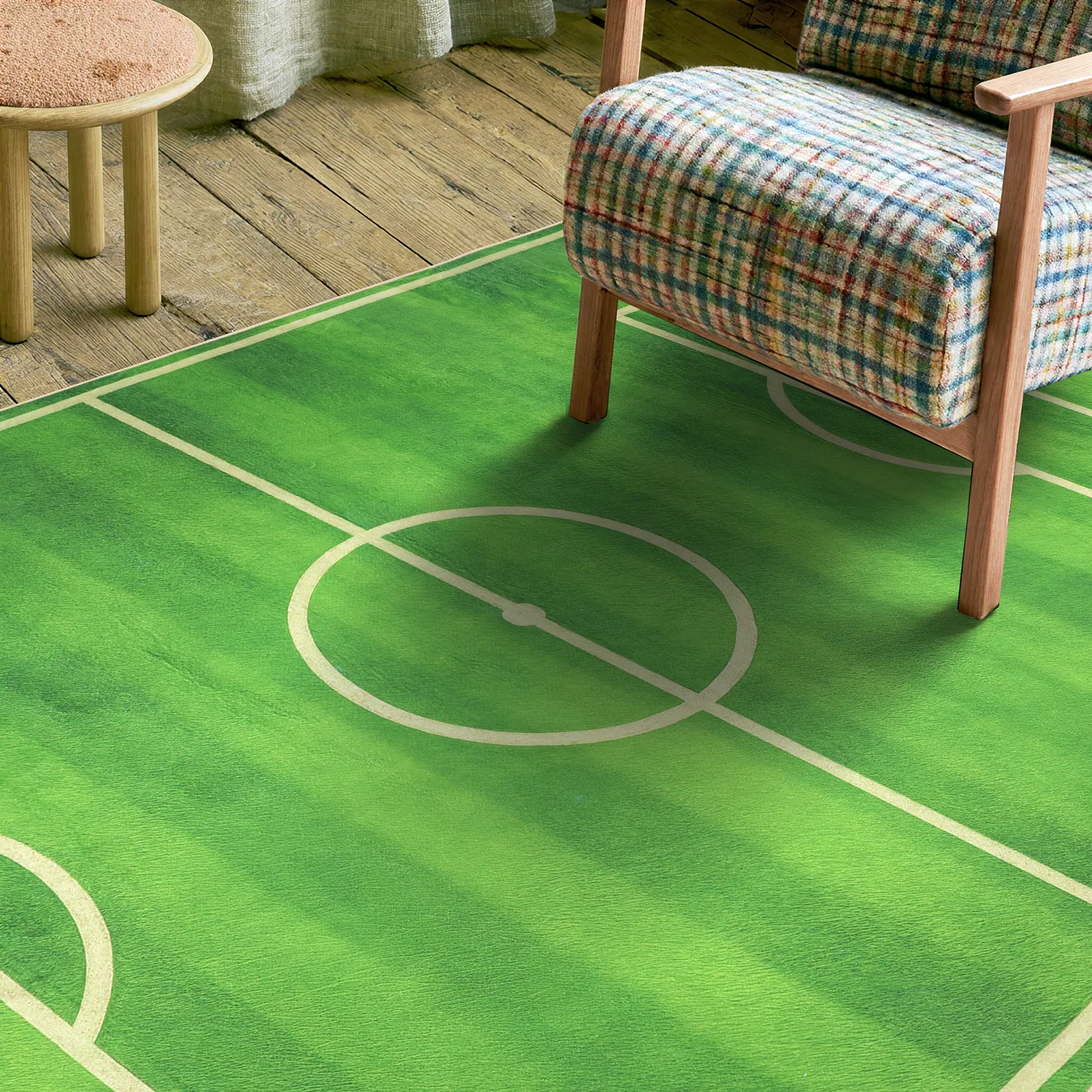Tapete Infantil - Football Field (verde)