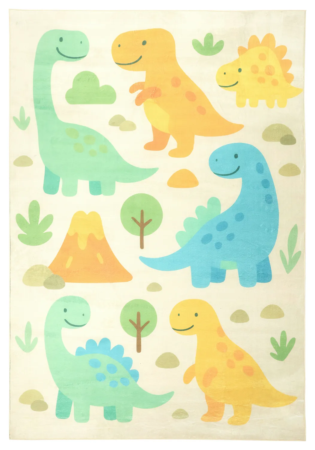 Tapete Infantil - Happy Dinos (creme/multi)