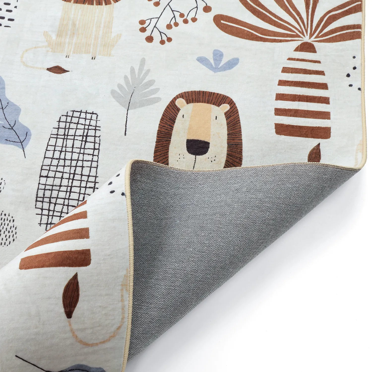 Tapete infantil - Lion Friends (bege)