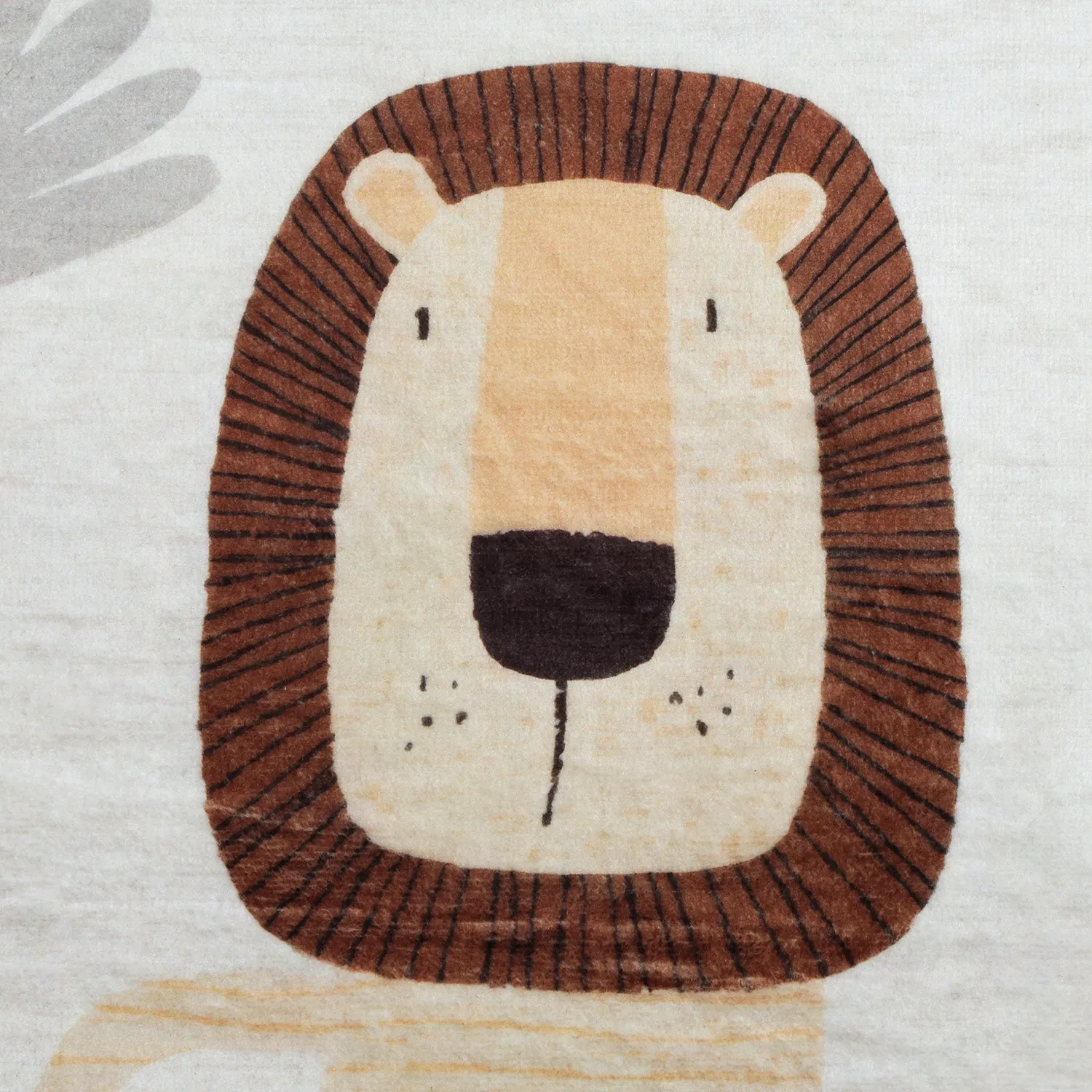 Tapete infantil - Lion Friends (bege)
