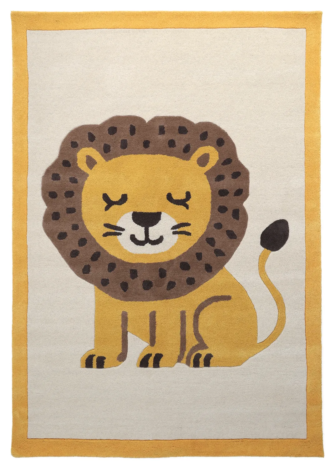 Tapete Infantil - Lion Hand Tufted Wool Premium (bege/multi)