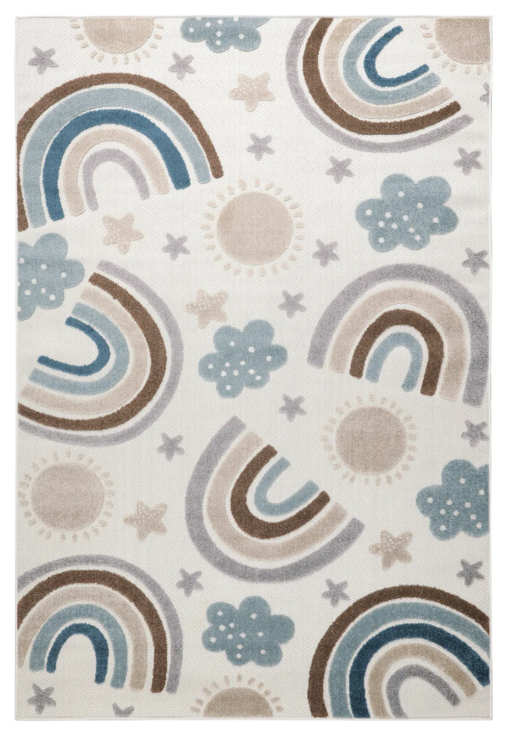 Tapete Infantil - Rainbow Potpourri (creme/multi)