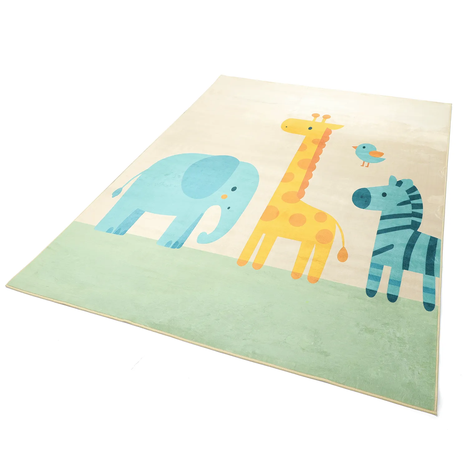 Tapete Infantil - Safari Animals (creme/multi)