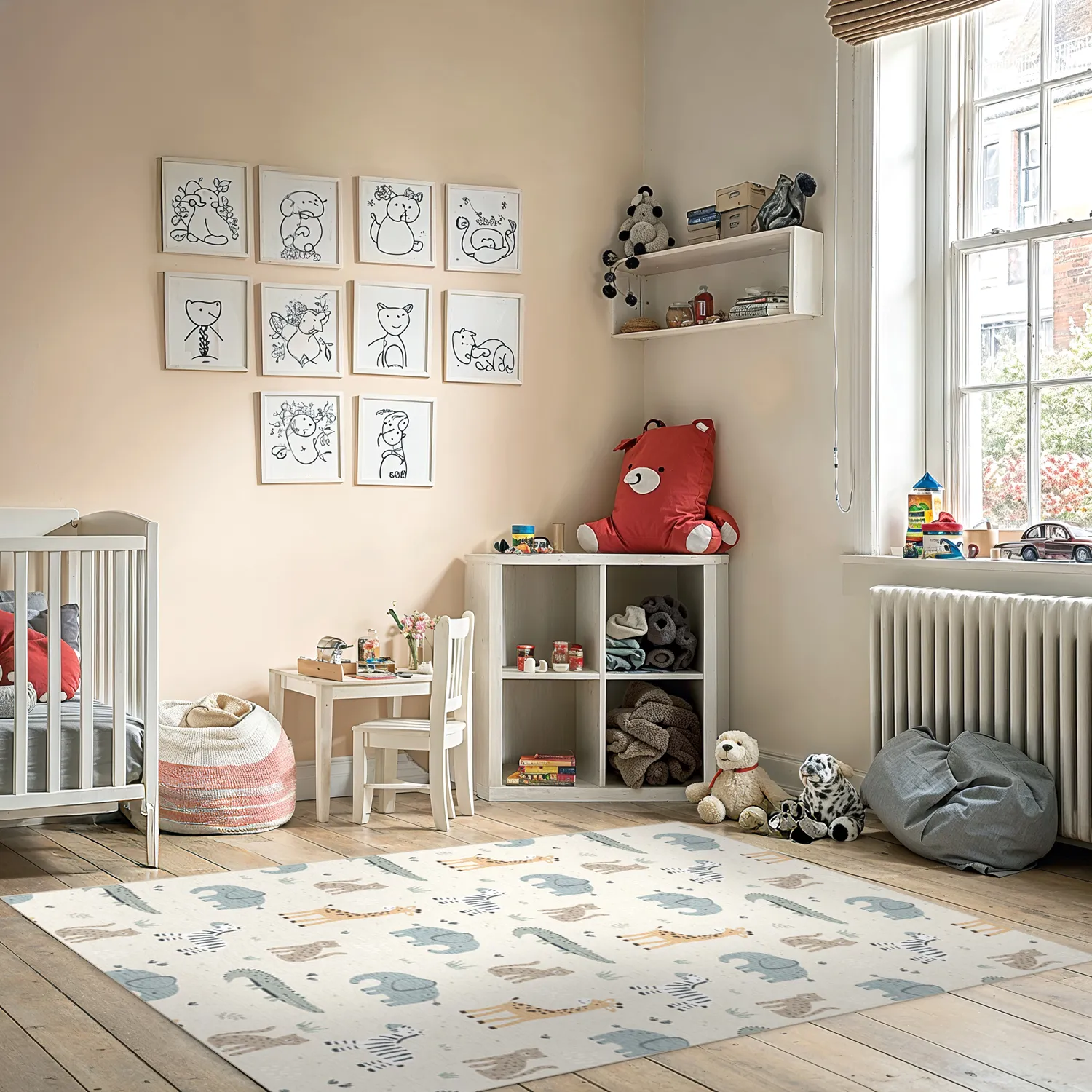 Tapete infantil - Safari Friends (multi)