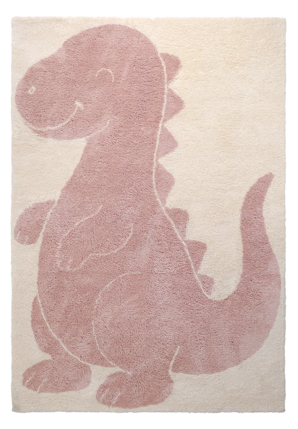 Tapete Infantil - Soft Dino (creme/rosa)