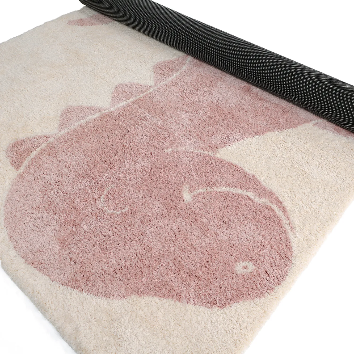 Tapete Infantil - Soft Dino (creme/rosa)