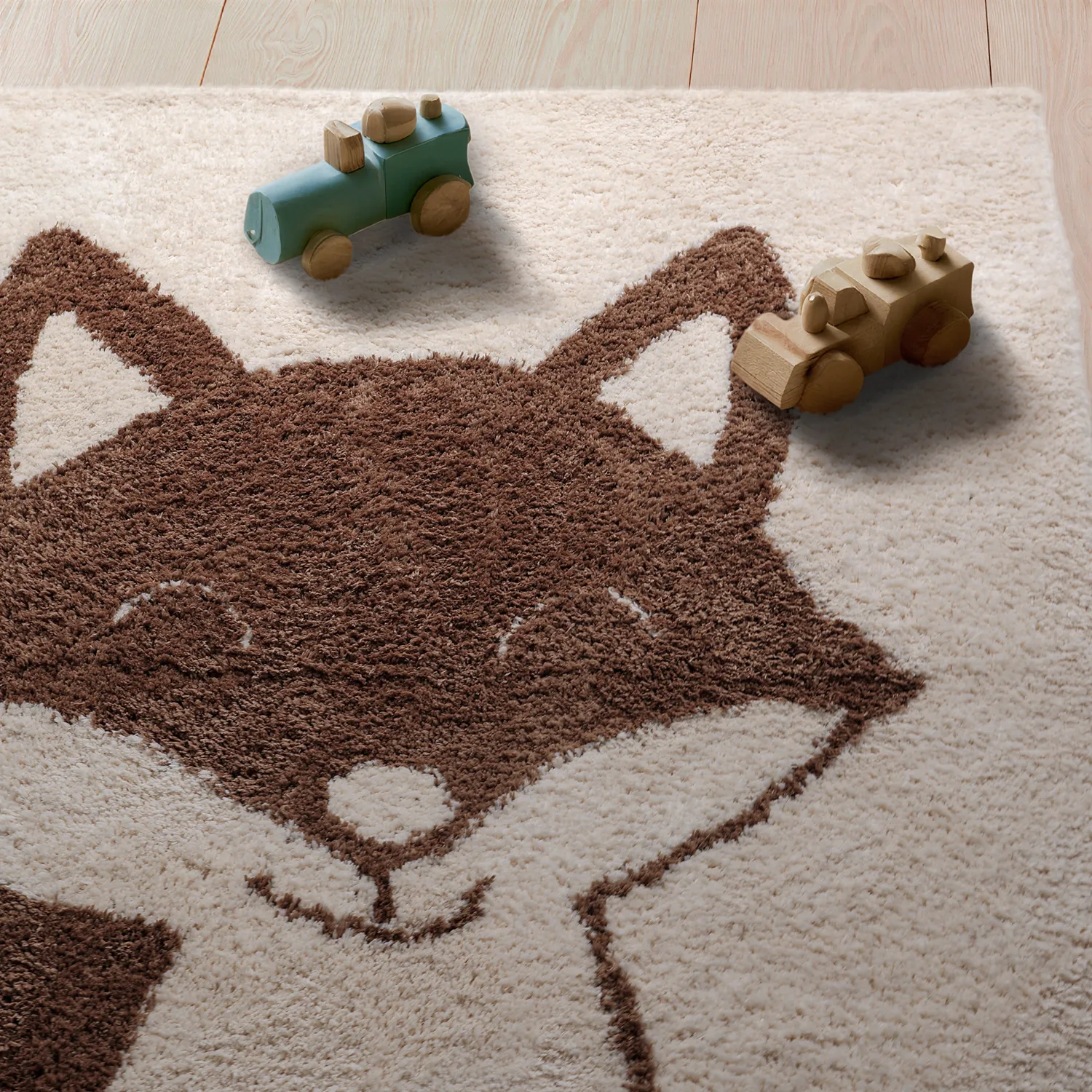 Tapete Infantil - Soft Fox (creme/castanho)