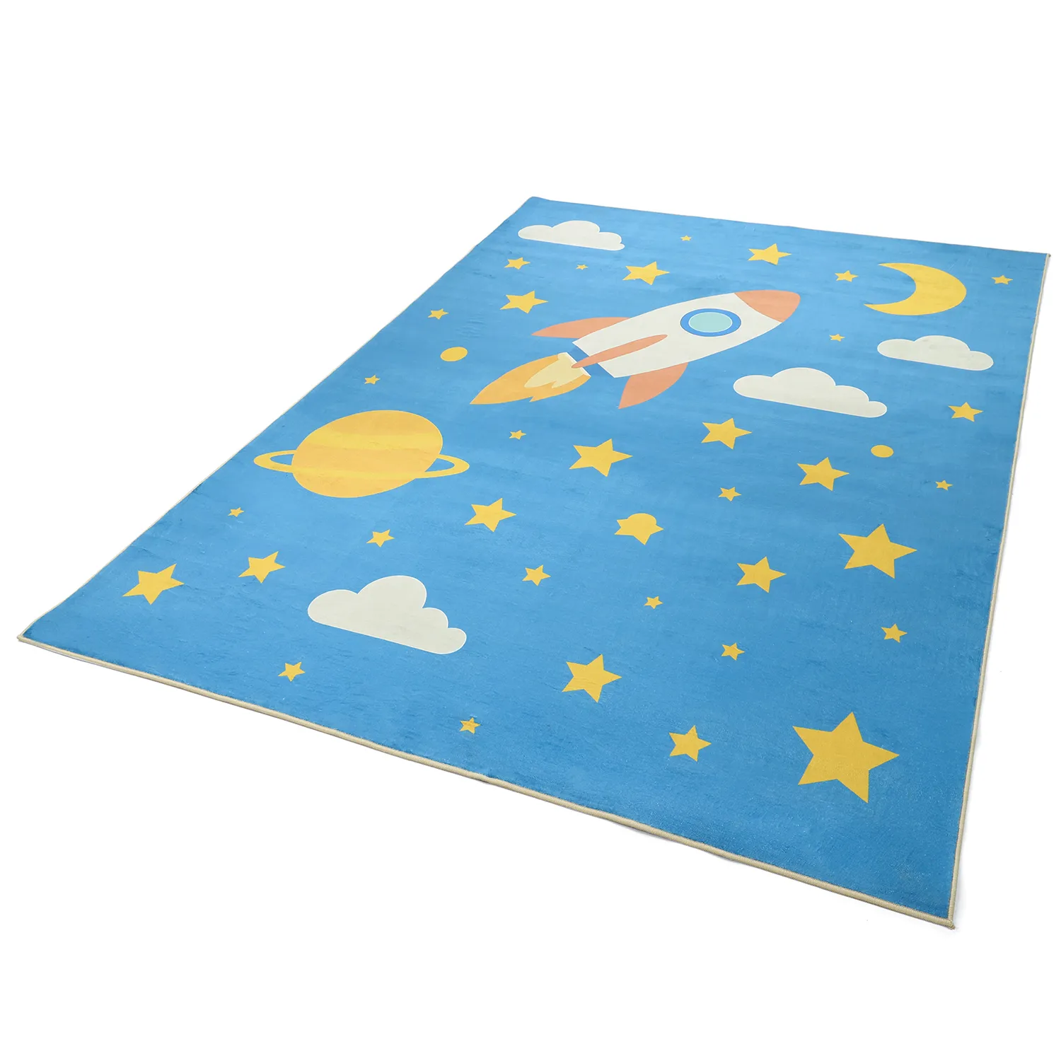 Tapete Infantil - Space Rocket (azul)