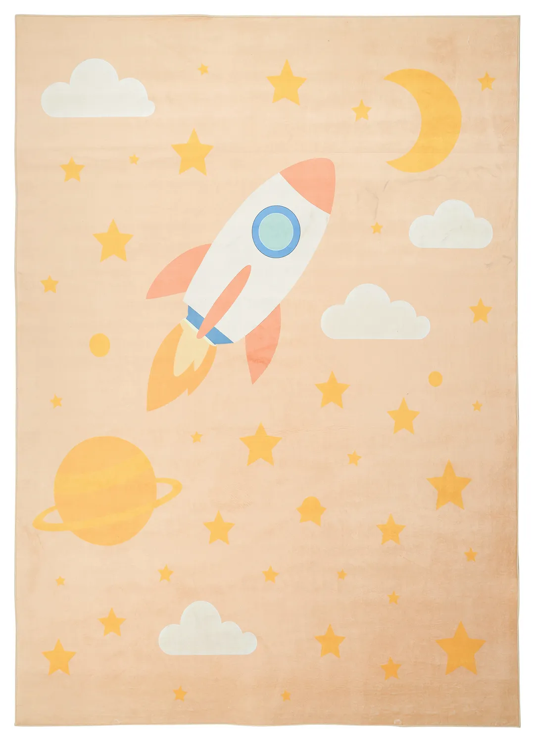 Tapete Infantil - Space Rocket (rosa)