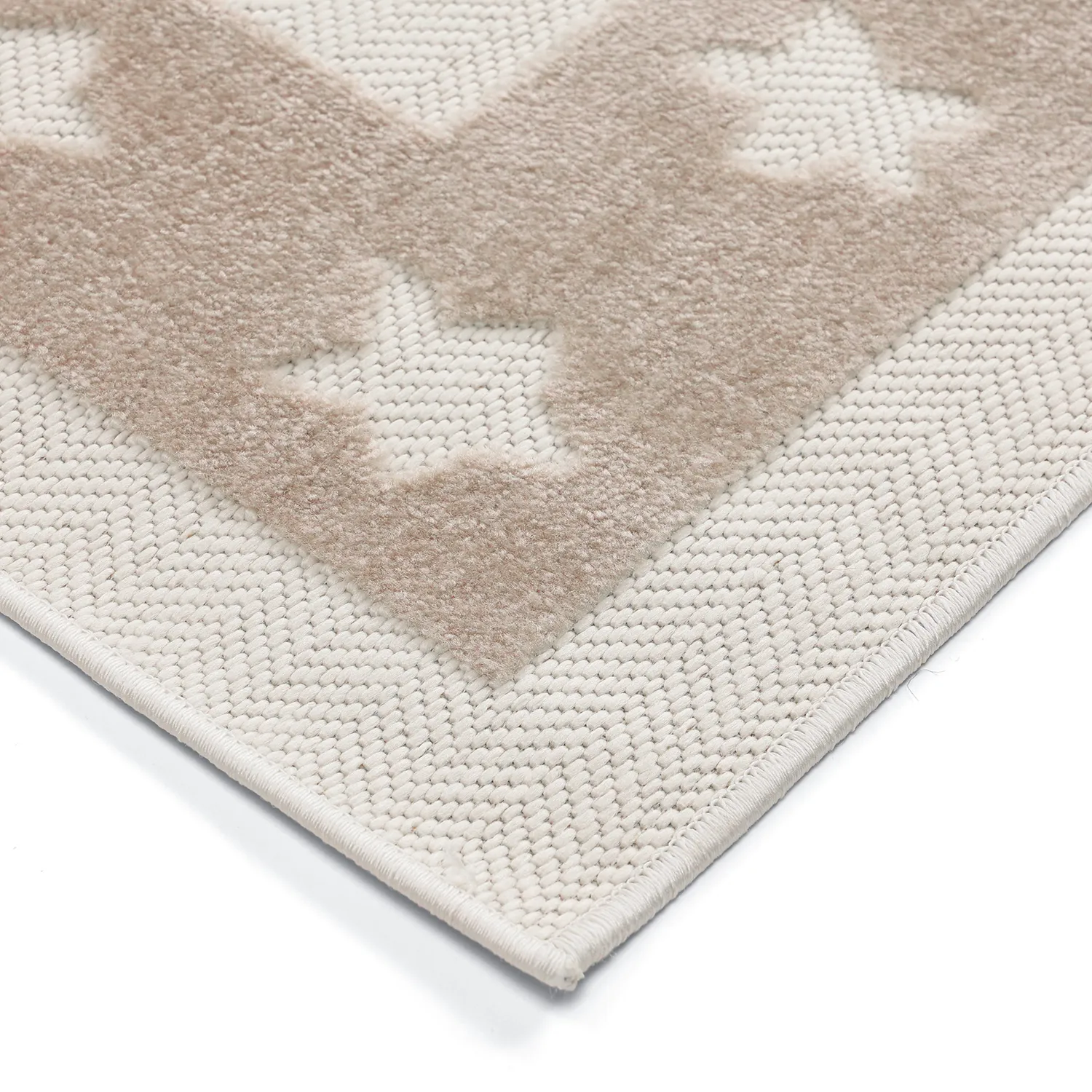 Tapete Infantil - Star Frame (creme/castanho)