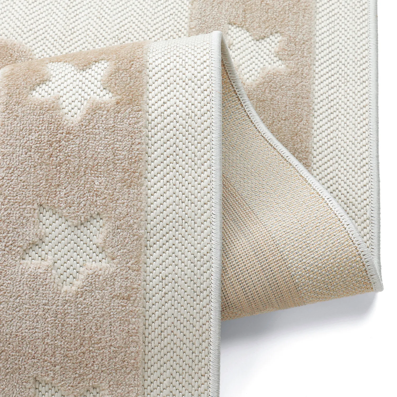Tapete Infantil - Star Frame (creme/castanho)