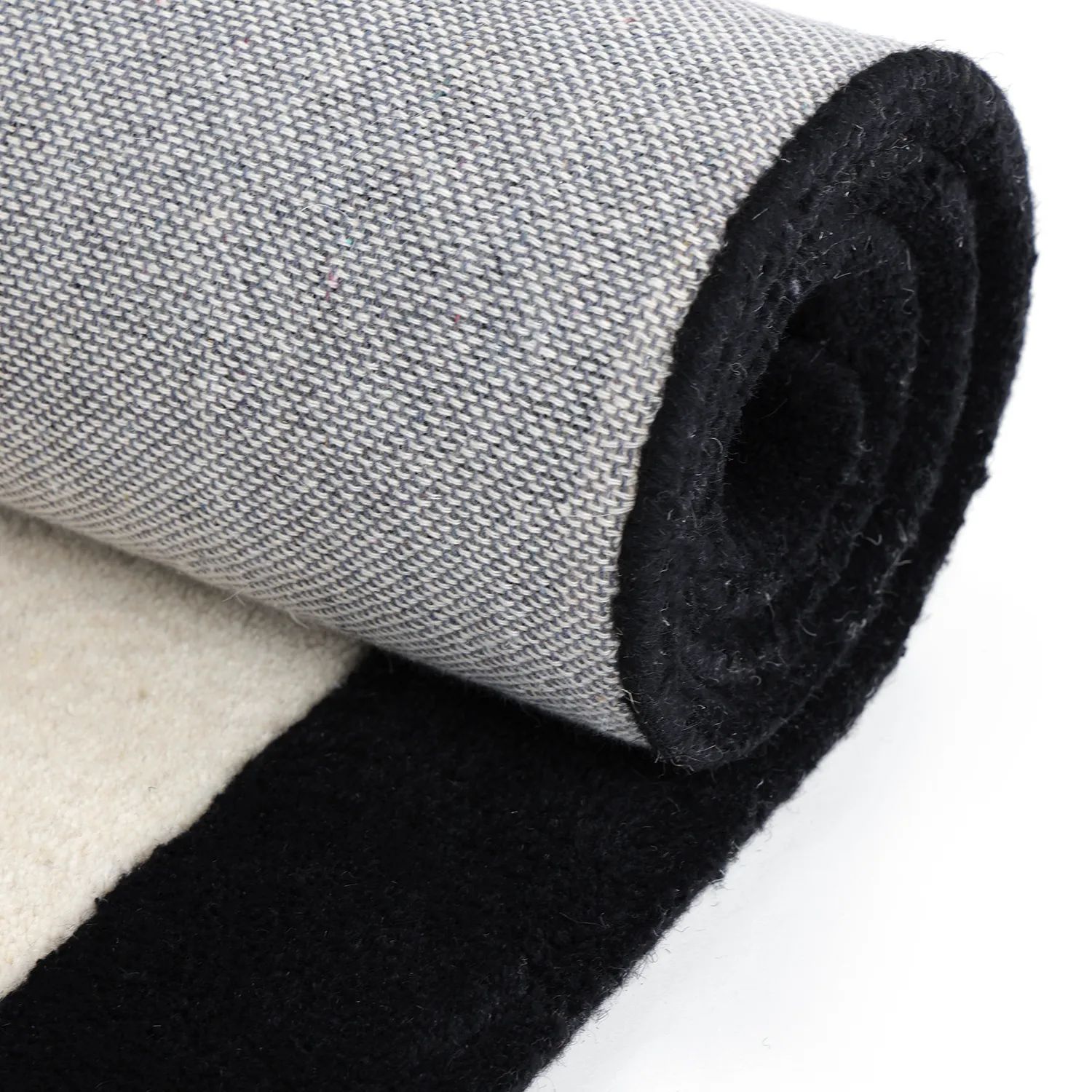 Tapete Infantil - Zebra Hand Tufted Wool Premium (bege/preto)