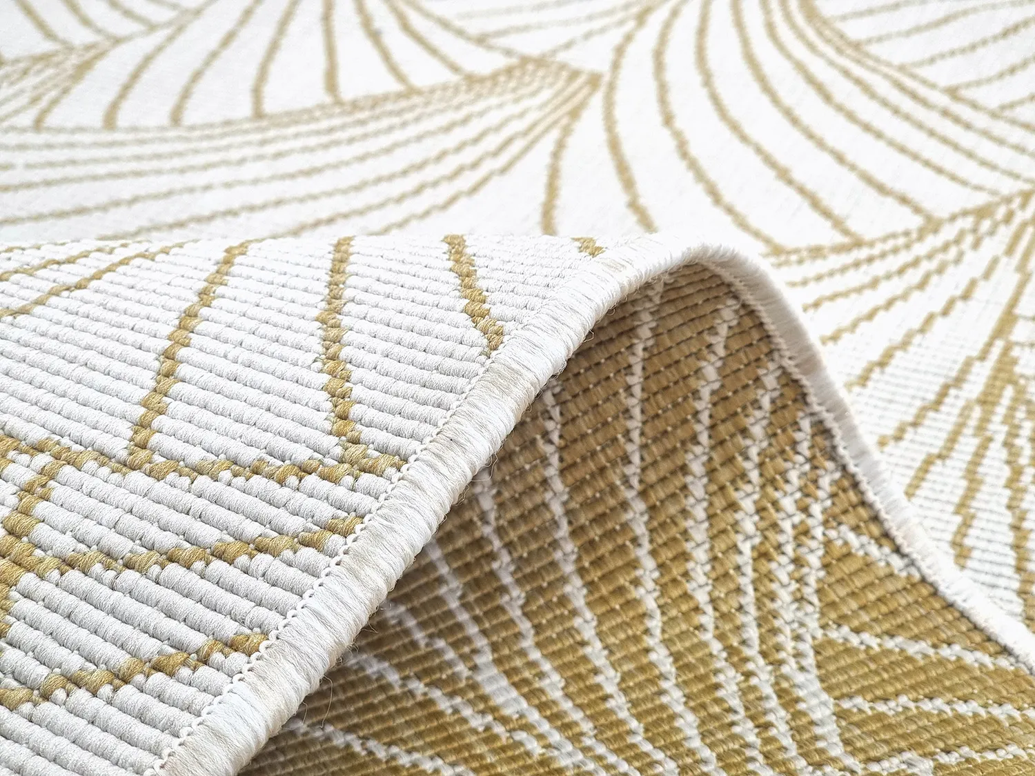 Tapete para interior e exterior - Beau (amarelo)