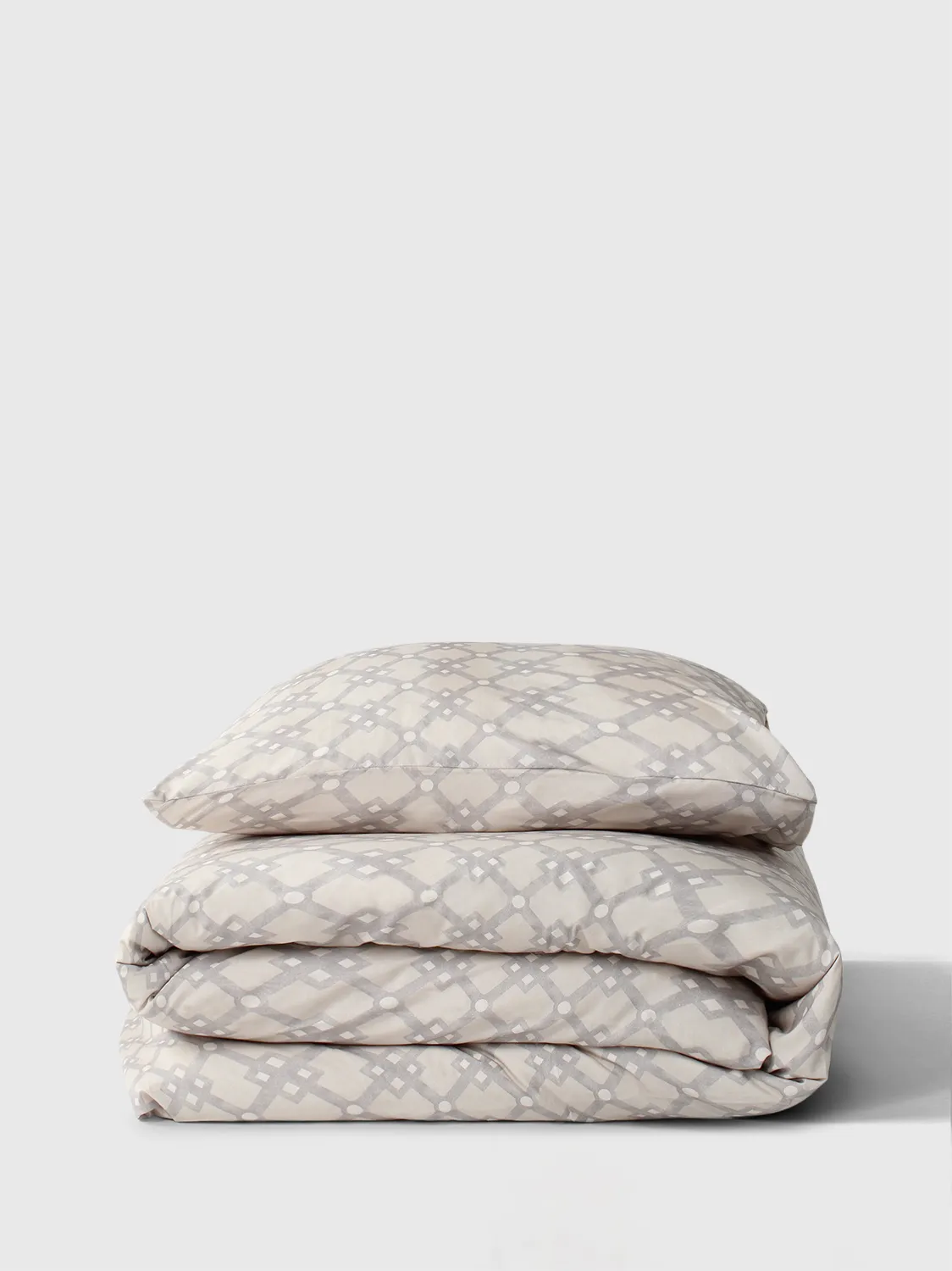 Conjunto de capa de edredão - Belinda (bege)