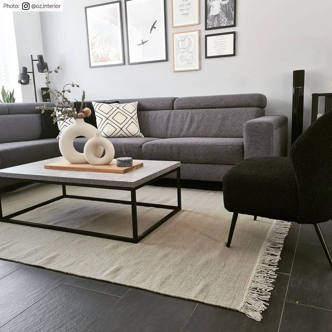 Tapete de lã - Bibury (bege)