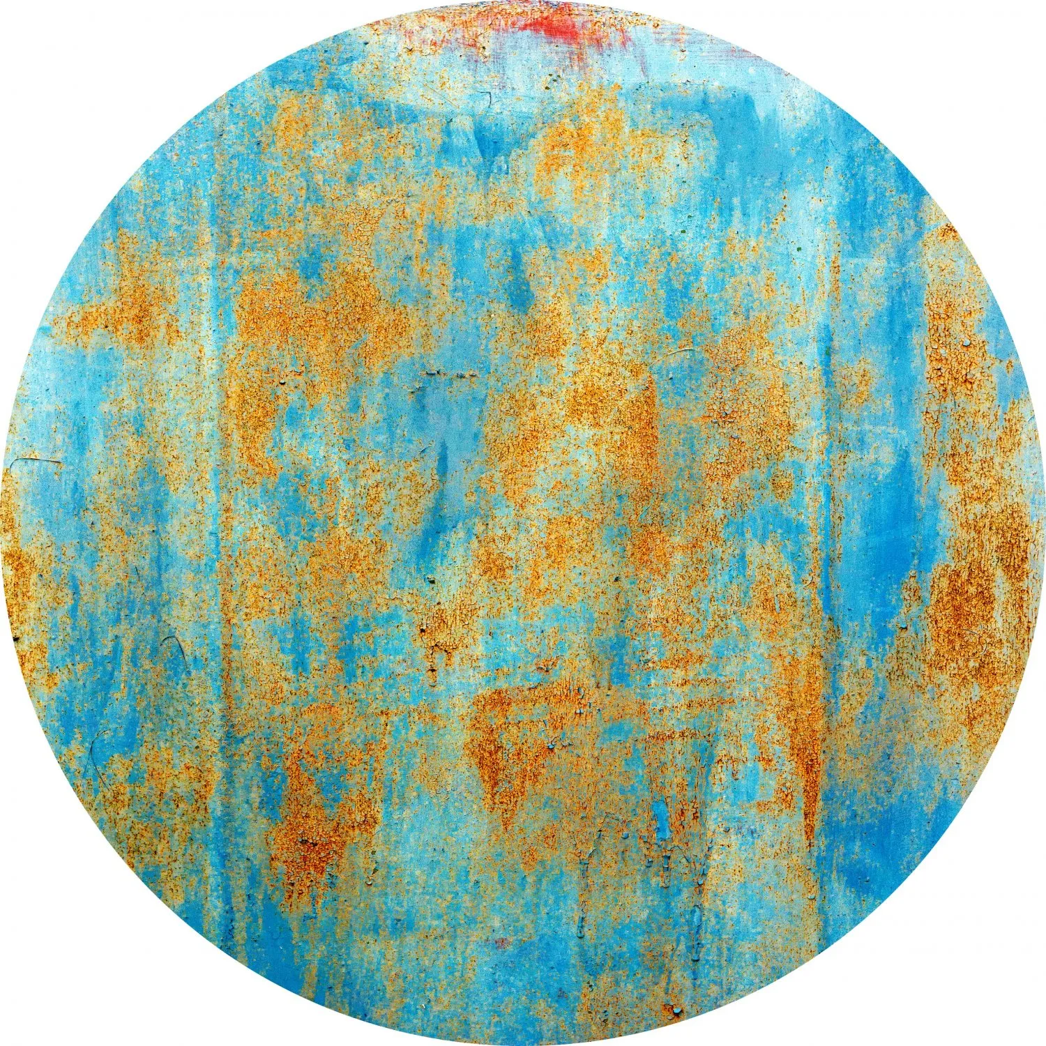 Tapete redondo - Molina (azul)