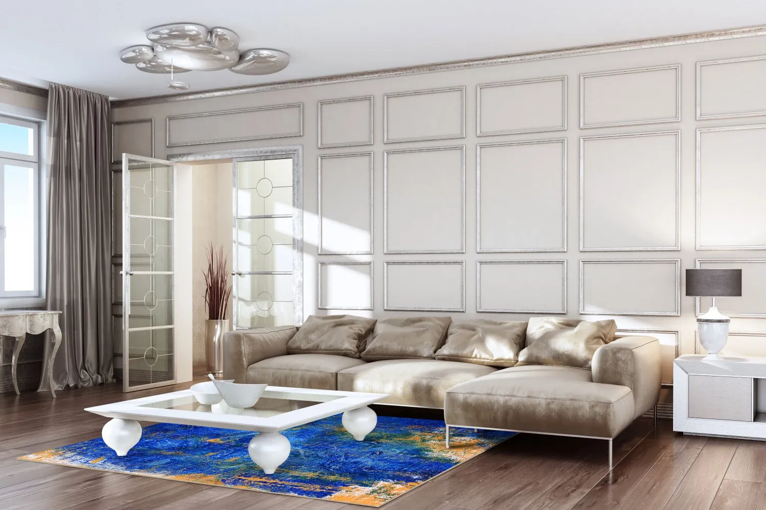 Tapete Wilton - Taravilla (azul)