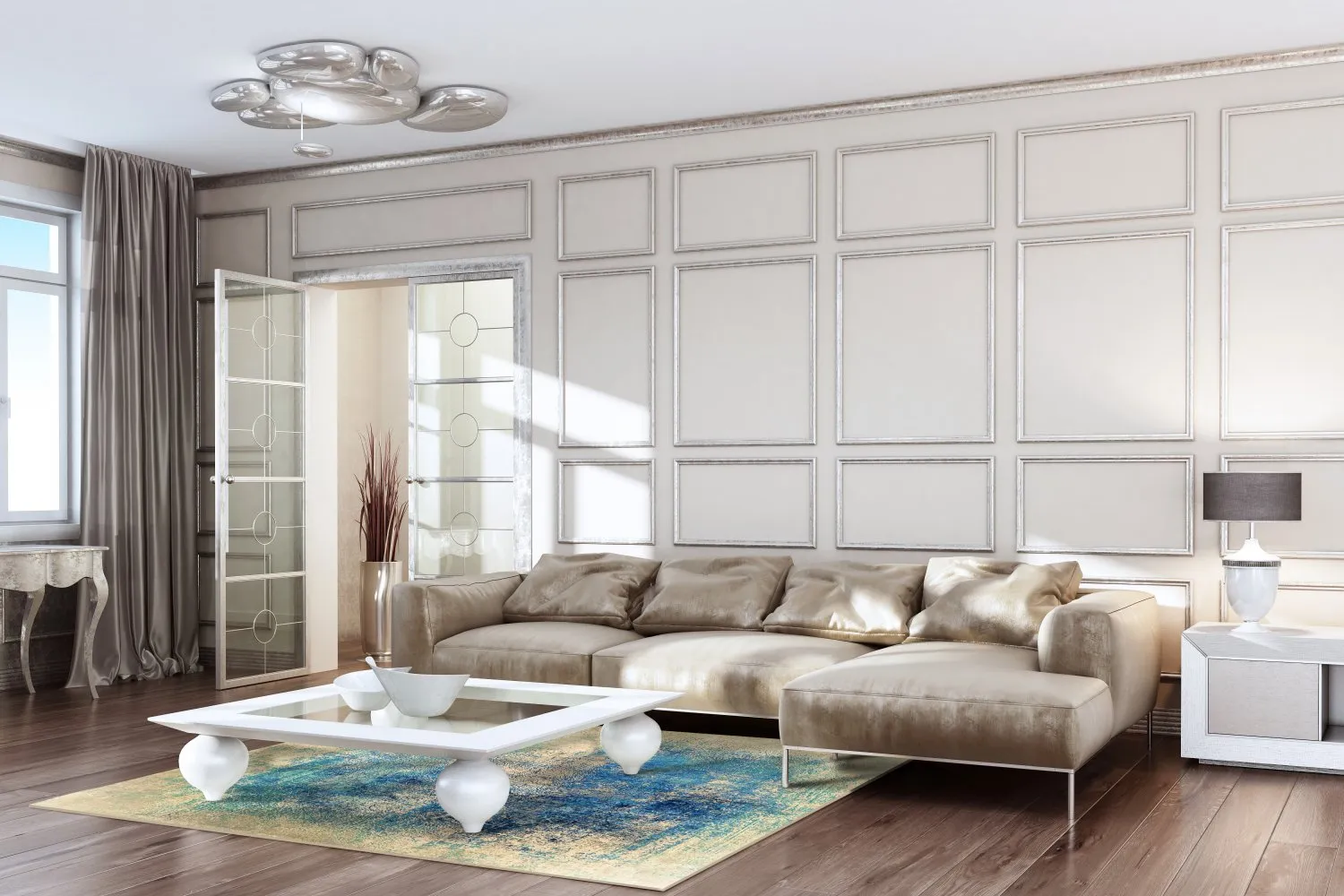 Tapete Wilton - Sierra (azul)