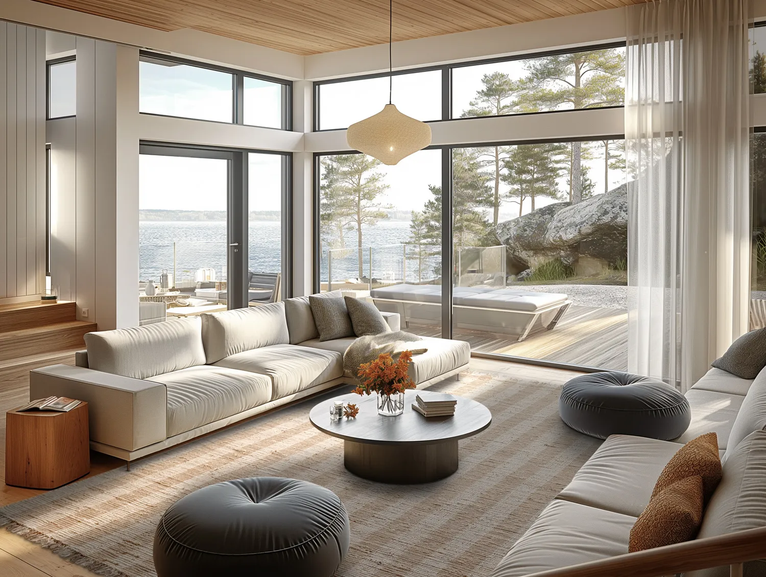 Tapete de algodão - Hedda (bege)