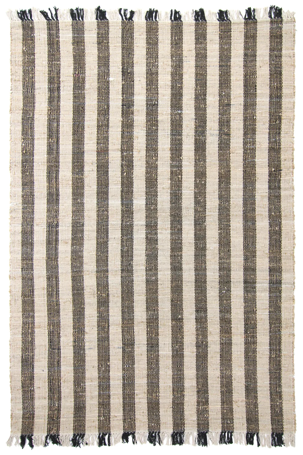 Tapete de algodão - Hedda (preto)