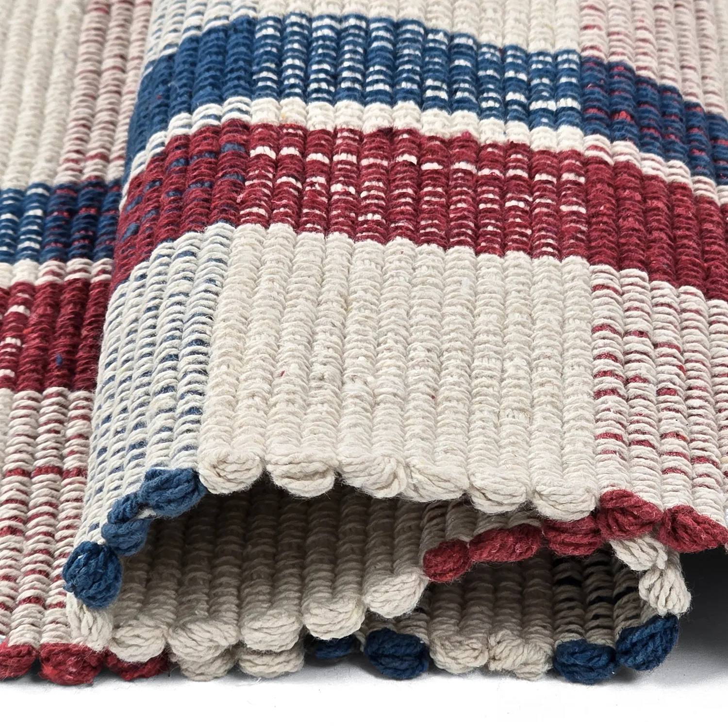 Tapete de algodão - Husvik (creme/multicolorido)